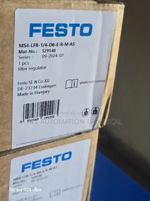 Festo Filter Regulator | Ms4-LFR-1/4-D6-Erm-As | 529148