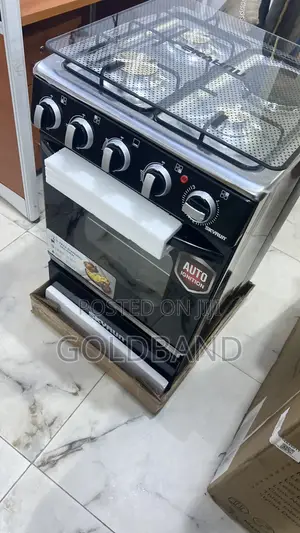 Skyrun 3+1 Gas Cooker – Sturdy Design, Auto Start
