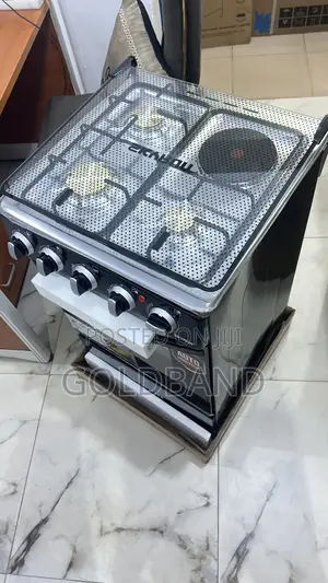 Skyrun 3+1 Gas Cooker – Auto Ignition for Easy Cooking