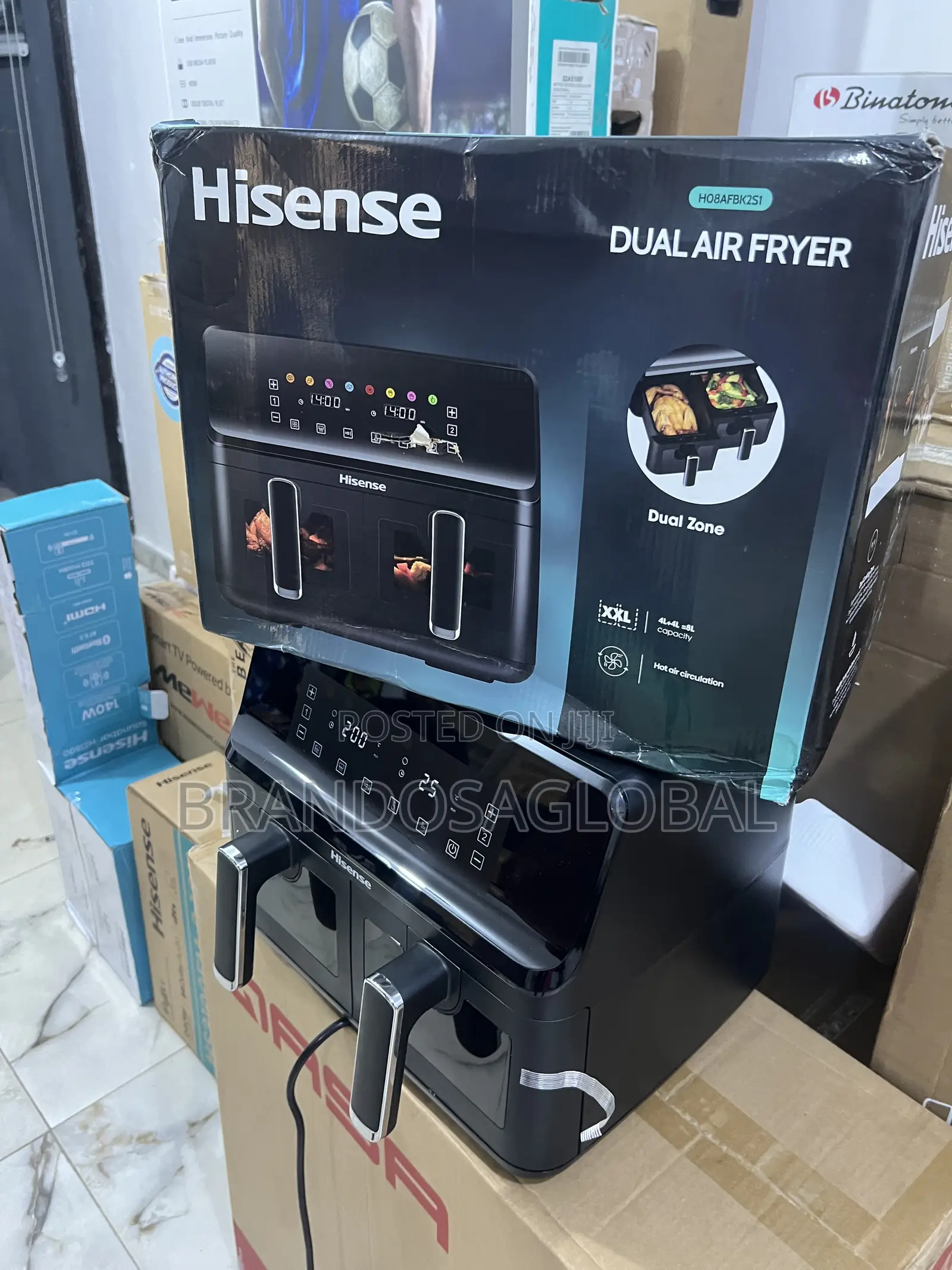 Hisense 8l Air Fryer – Dual Cooking Function Machine