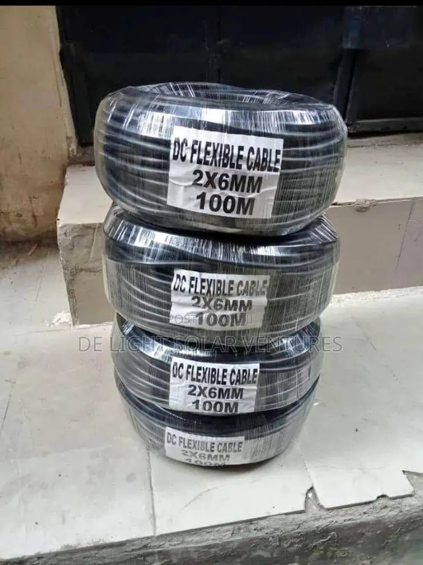 6mm 2core Dc Solar Cable Wire Per Roll