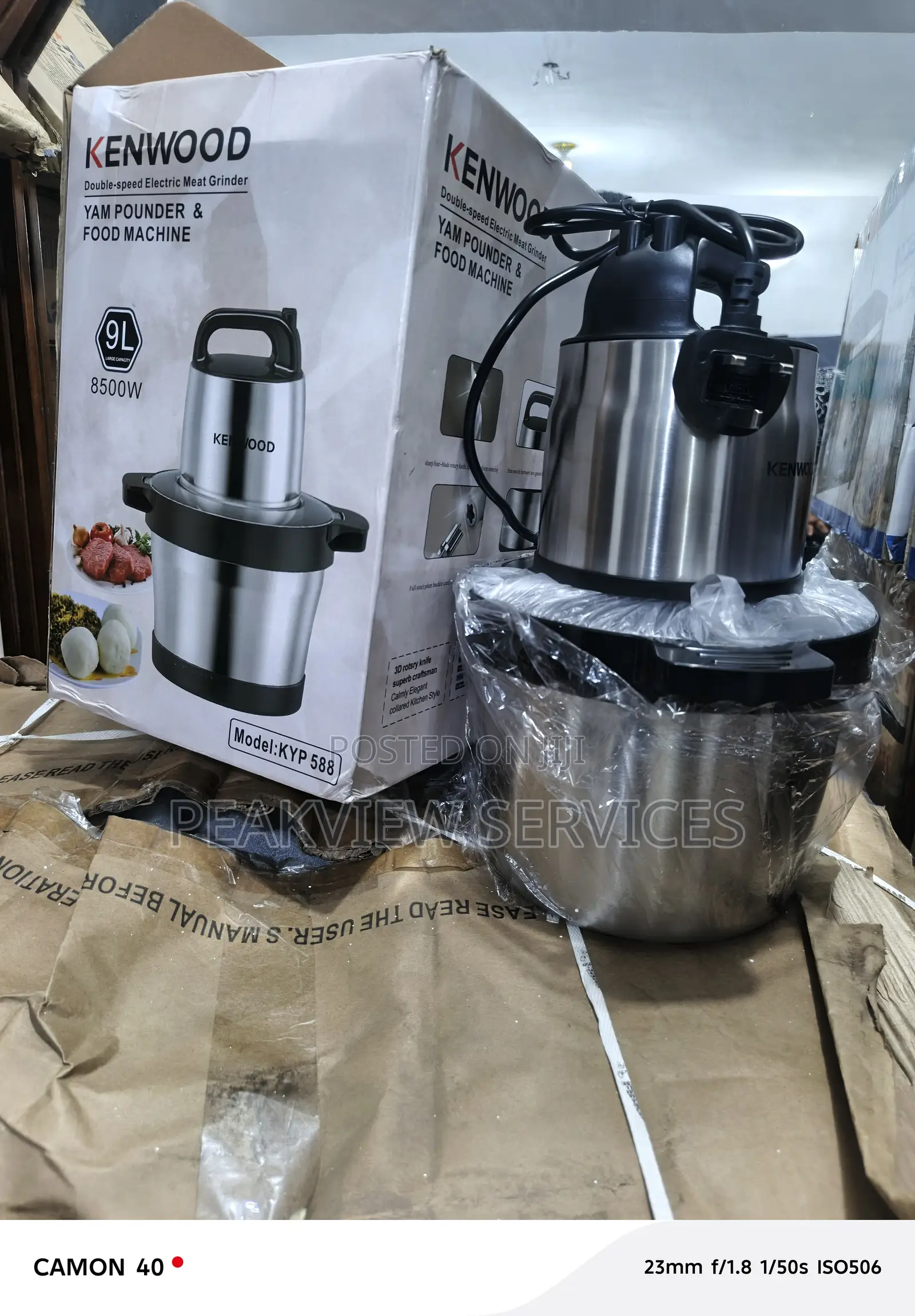 Kenwood Electric Kitchen Processor Kyp588 9l