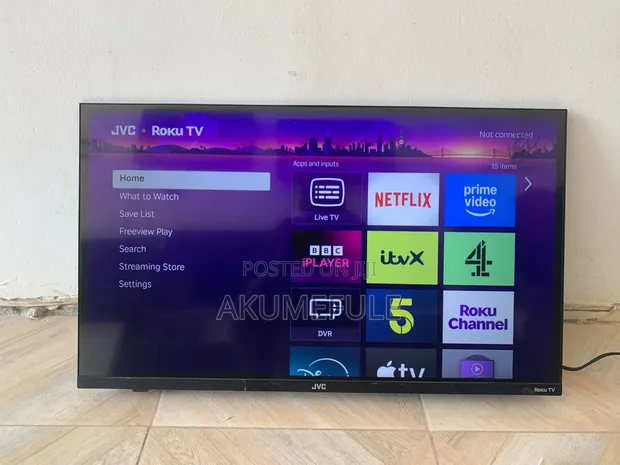 JVC Roku Smart Tv 32 Inches Display With Free Netflix Account in