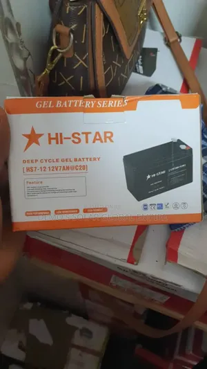 Dry Cell Battery Hi-Star Battery 7a 12v
