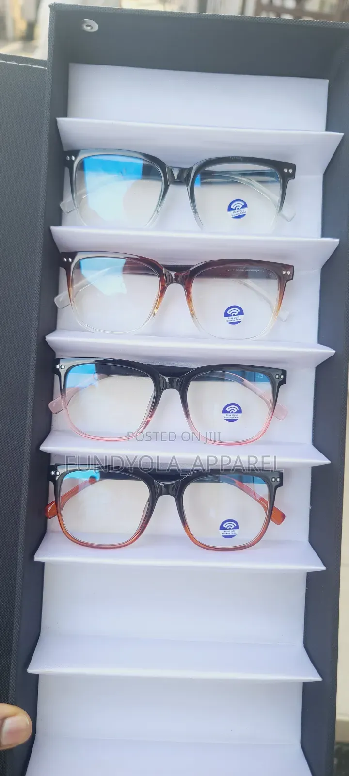 Bold Square Uv Blue Light Eyeglasses