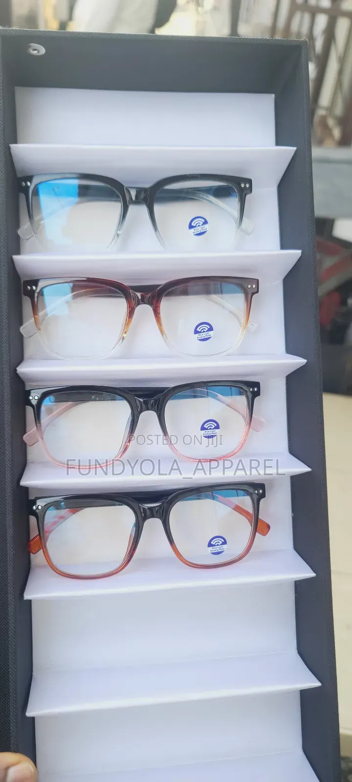 Bold Square Uv Blue Light Eyeglasses