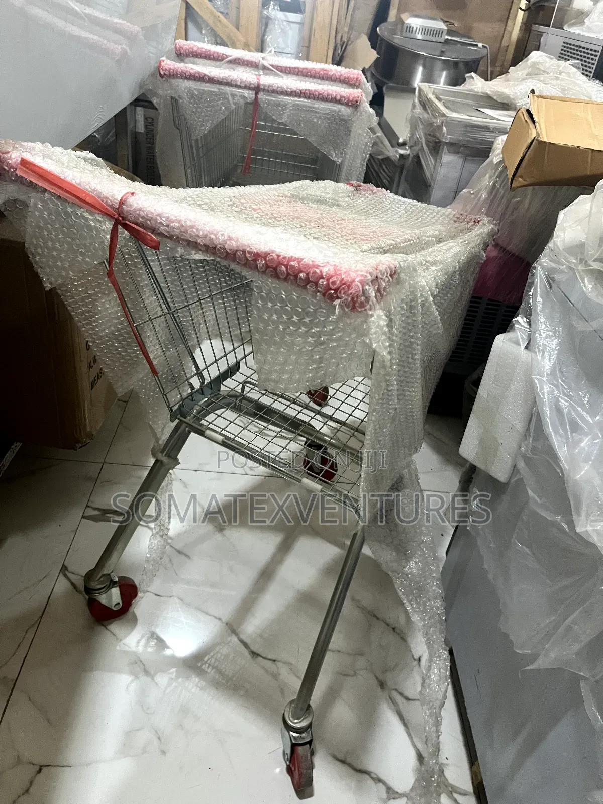 Stainless Shopping Trolley