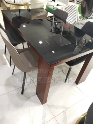 Temper Glass Dinner Table