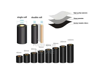 110mm X 300 MTR Premium Resin Ribbon - Solvent Resistance