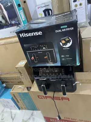 Hisense 8l Dual Zone Fryer – Non-Stick Dual Basket Model