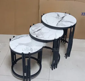 Marble Top 3in1 Side Table