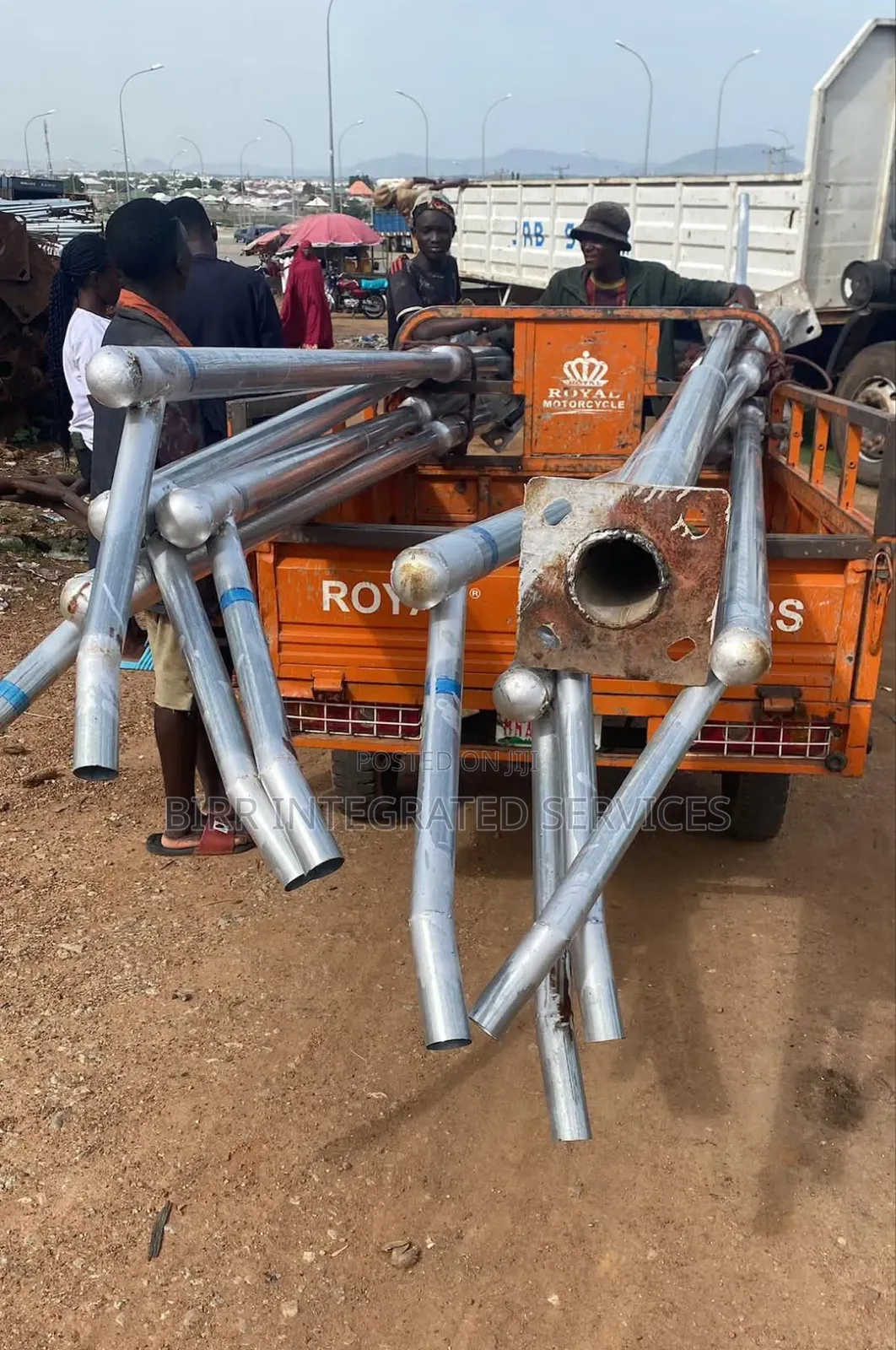 Solar Streetlight Galvanized Poles
