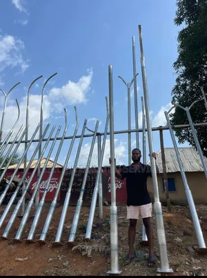 Solar Streetlight Galvanized Poles
