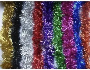 12pcs Xmas Tinsel Garland Indoor and Outdoor Decorations