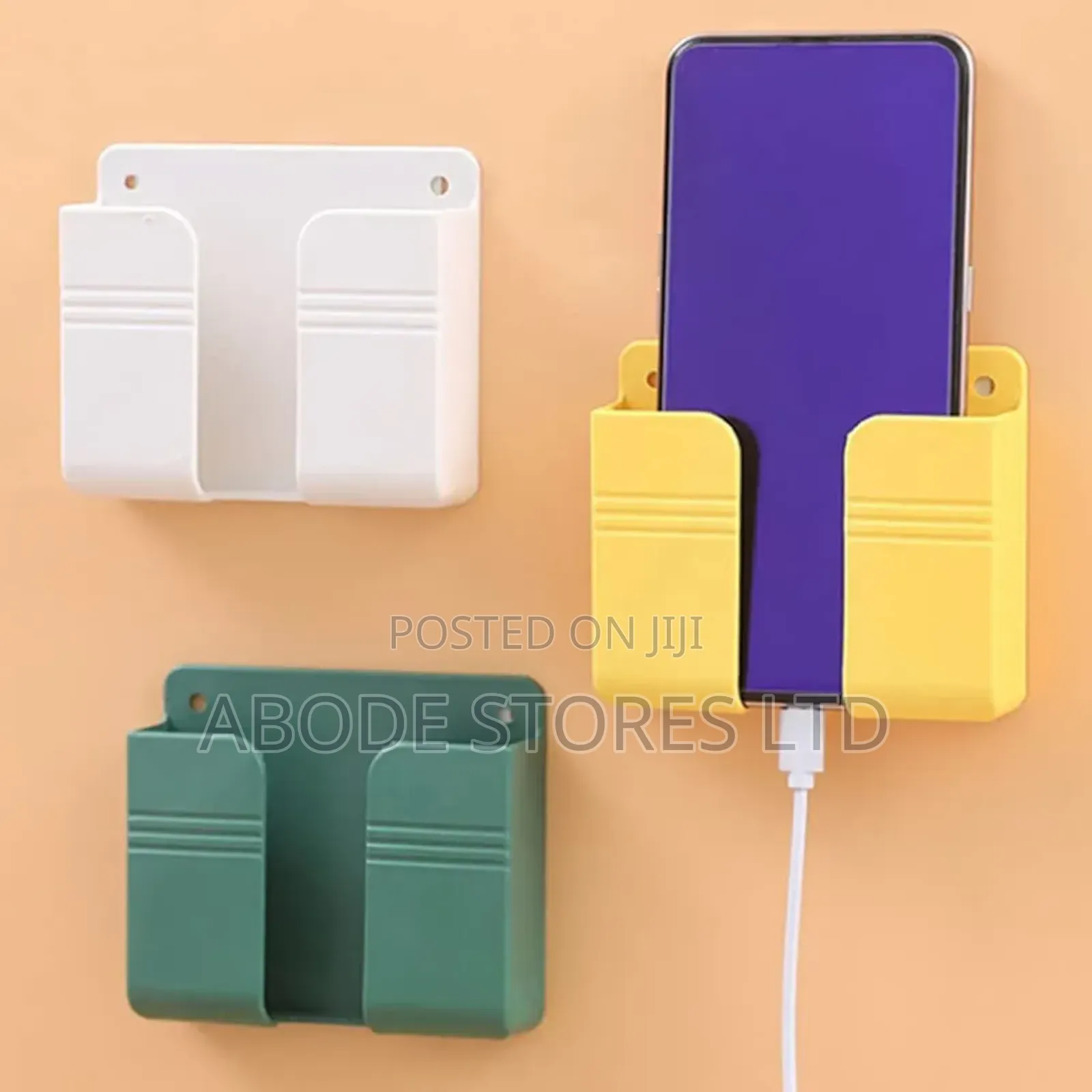 3 PCS Wall Hanging Remote/Charging Point Organizer
