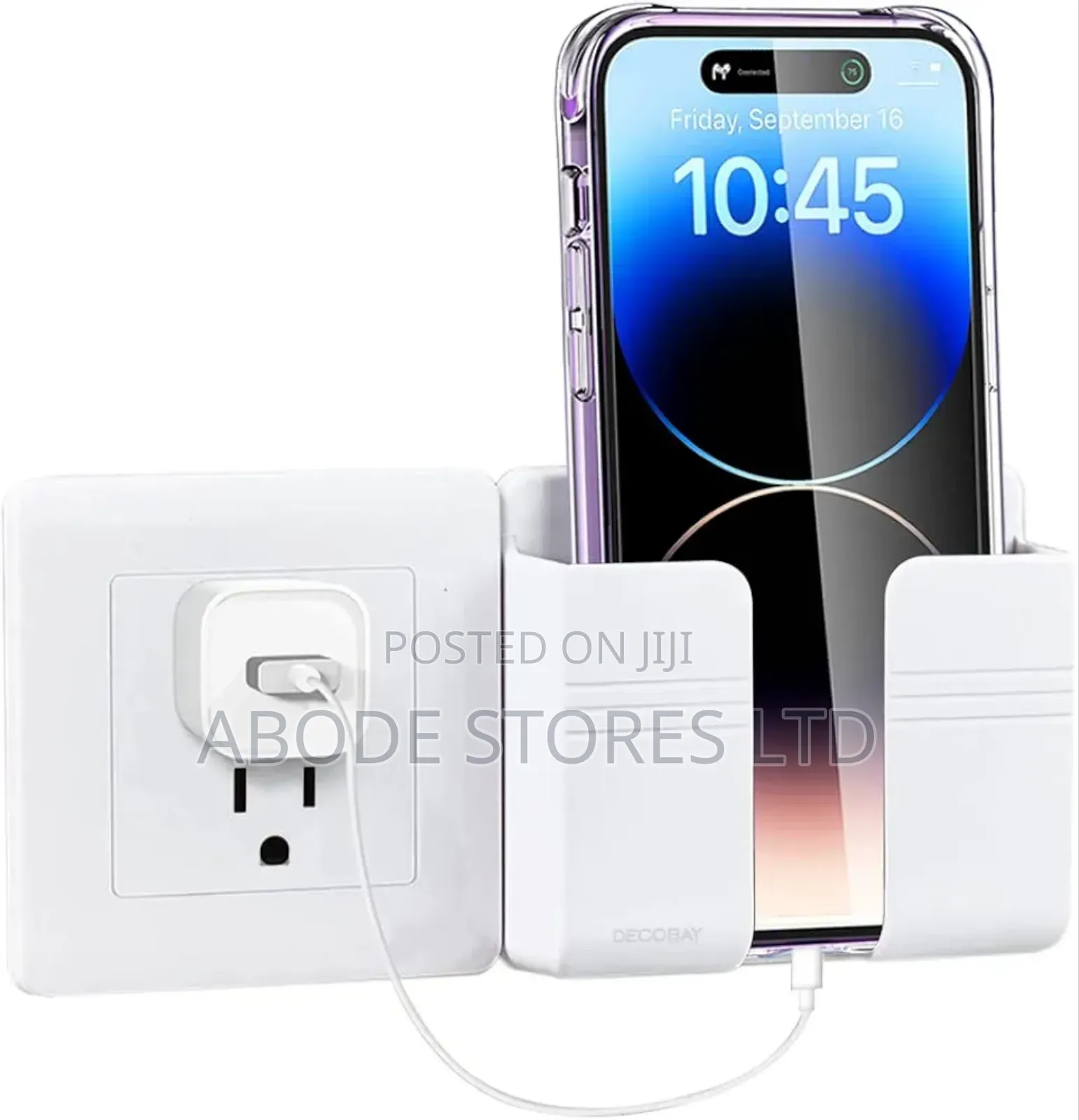 3 PCS Wall Hanging Remote/Charging Point Organizer