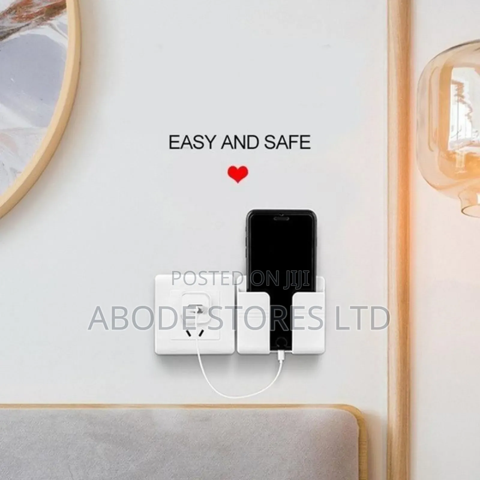 3 PCS Wall Hanging Remote/Charging Point Organizer