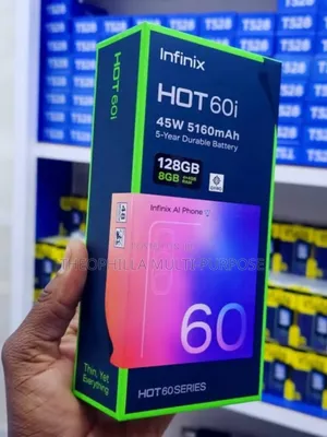 New Infinix Hot 60i 128 GB Gold