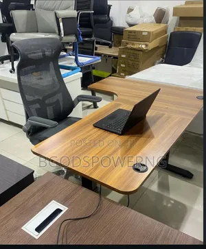 L Shaped Electric Table
