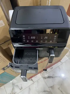 35. Hisense 8l Dual Zone Air Fryer – Advanced Heating System