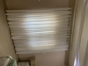 Thick White Curtain