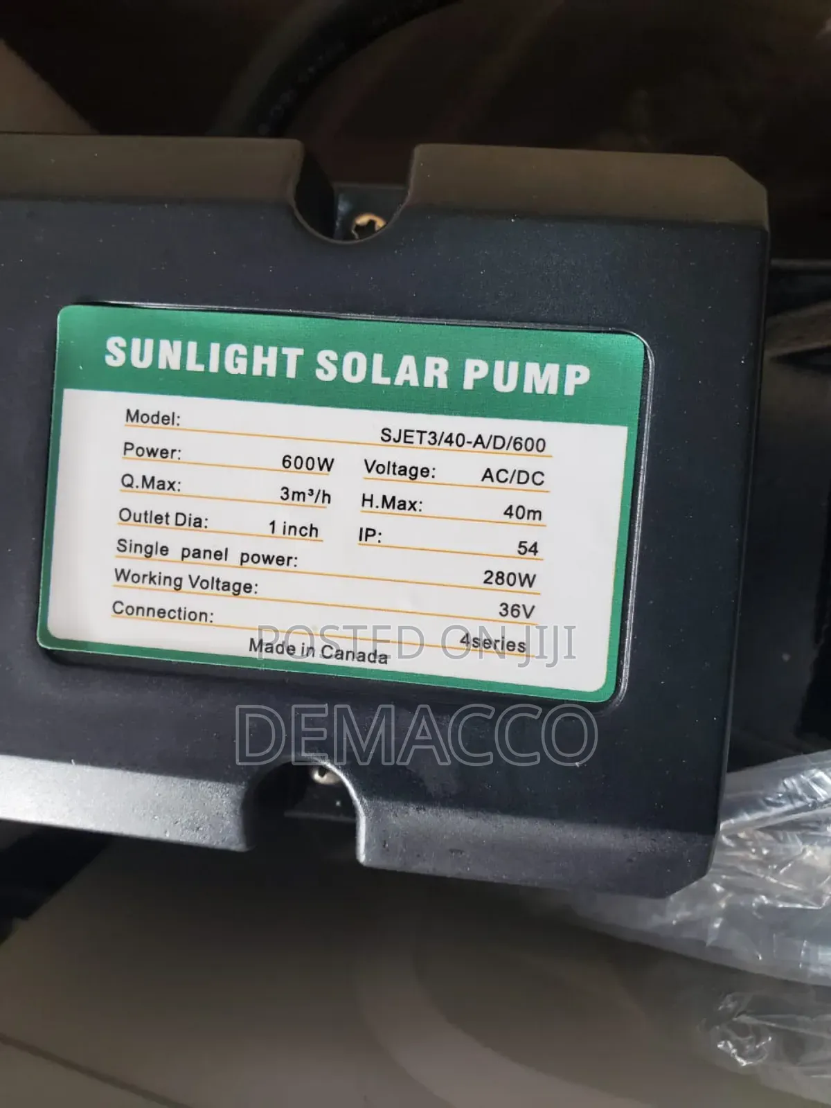Solar Pump Machine