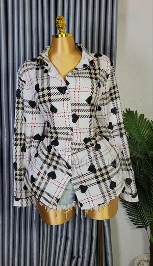 Quality Plus Size Women Long Sleeve Shirt