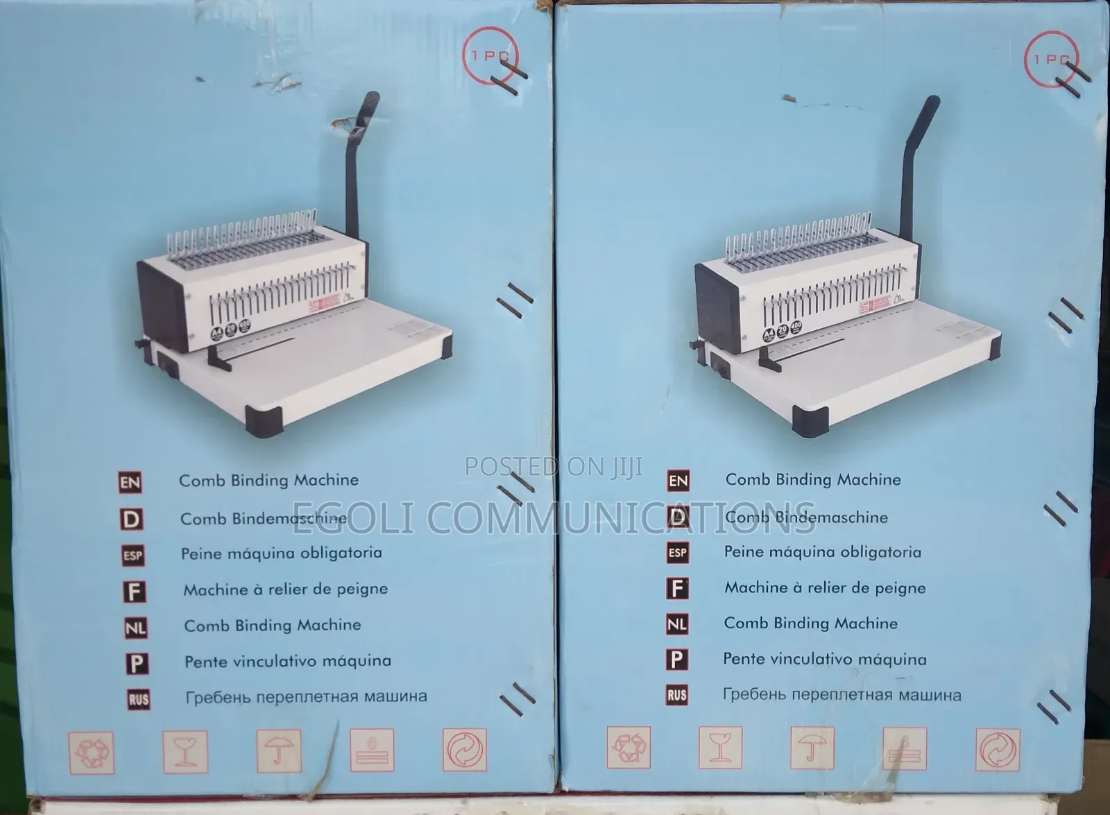 Aspeg Boxer Bind Comb Binding Machine Ab-2000