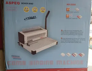 Aspeg Boxer Bind Comb Binding Machine Ab-2000