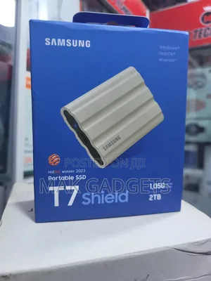 Samsung T7 Shield Portable Ssd 2tb - Usb 3.2 External Ssd White