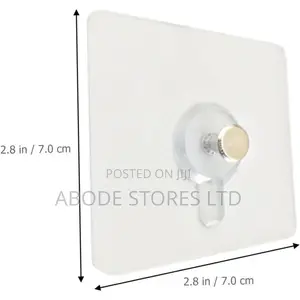 10 Pcs No Drill Silver Wall Hook