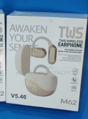 High Quality M62 TWS Wireless Earphone Bluetooth Bone Conduction