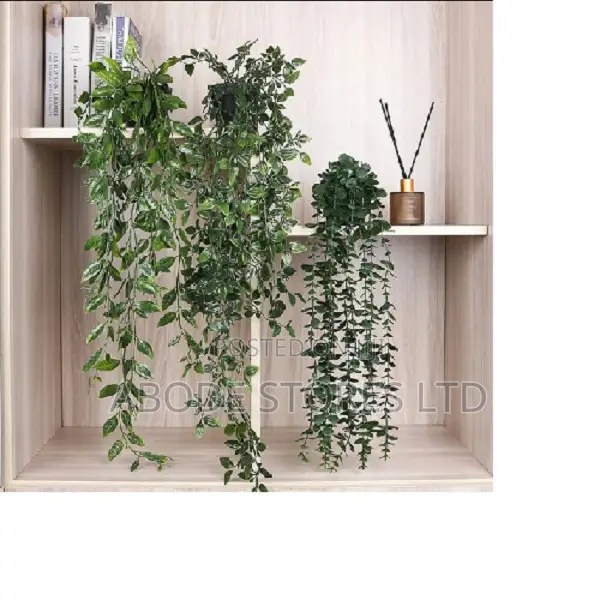 3 PCS Artificial Potted Hanging Vine Plants - 65cm