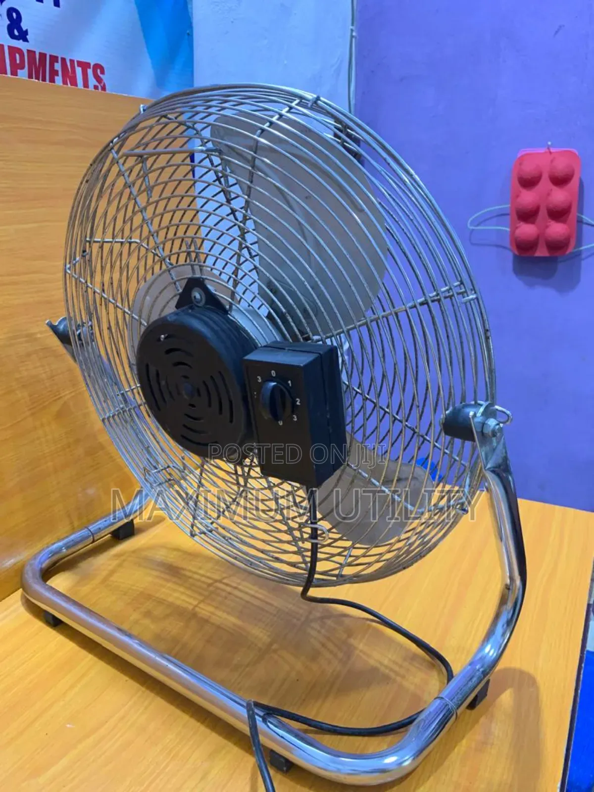 High-Velocity Metal Floor Fan 