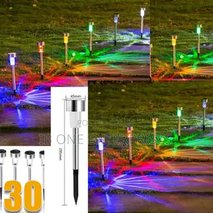 Color Your Garden With 30pcs Multi-Color Solar Lawn Yard Lights