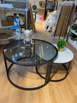 Glass And Marble 2 In Centre Table For Living Room