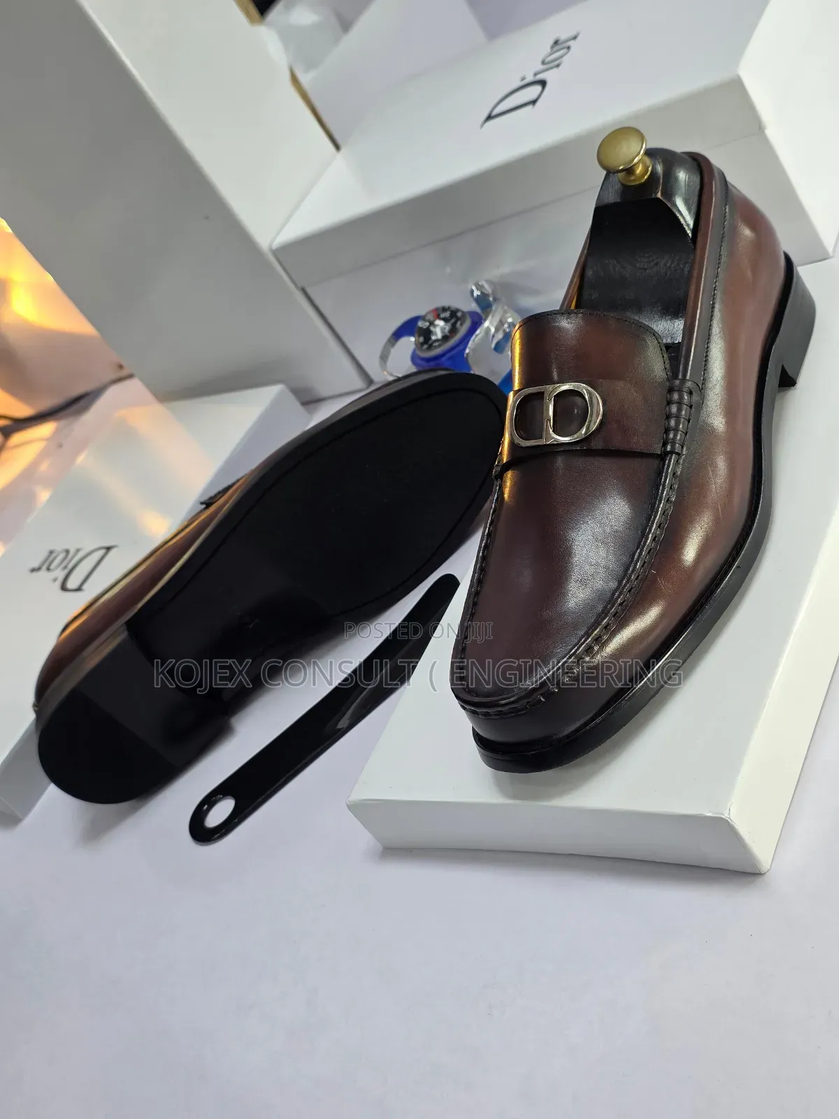 Dior Luxury Men Brown Cooperate Men Shoe