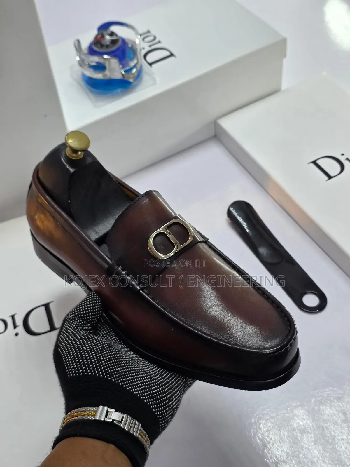 Dior Luxury Men Brown Cooperate Men Shoe