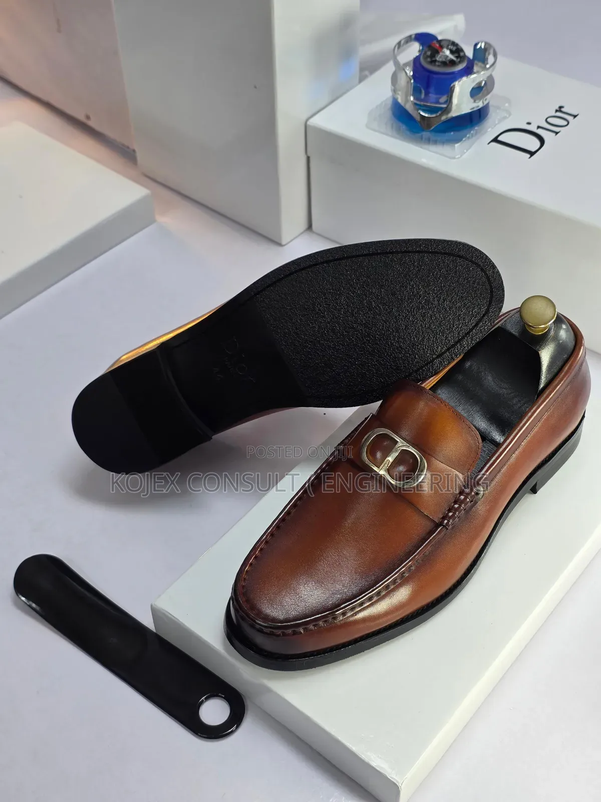 Dior Luxury Men Brown Cooperate Men Shoe