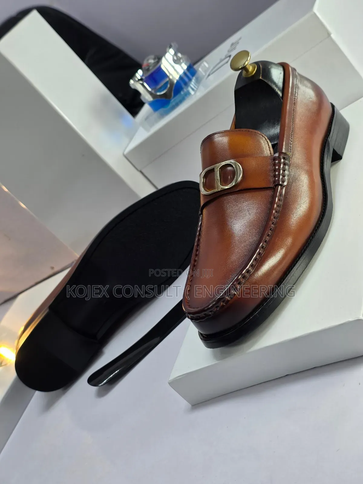 Dior Luxury Men Brown Cooperate Men Shoe
