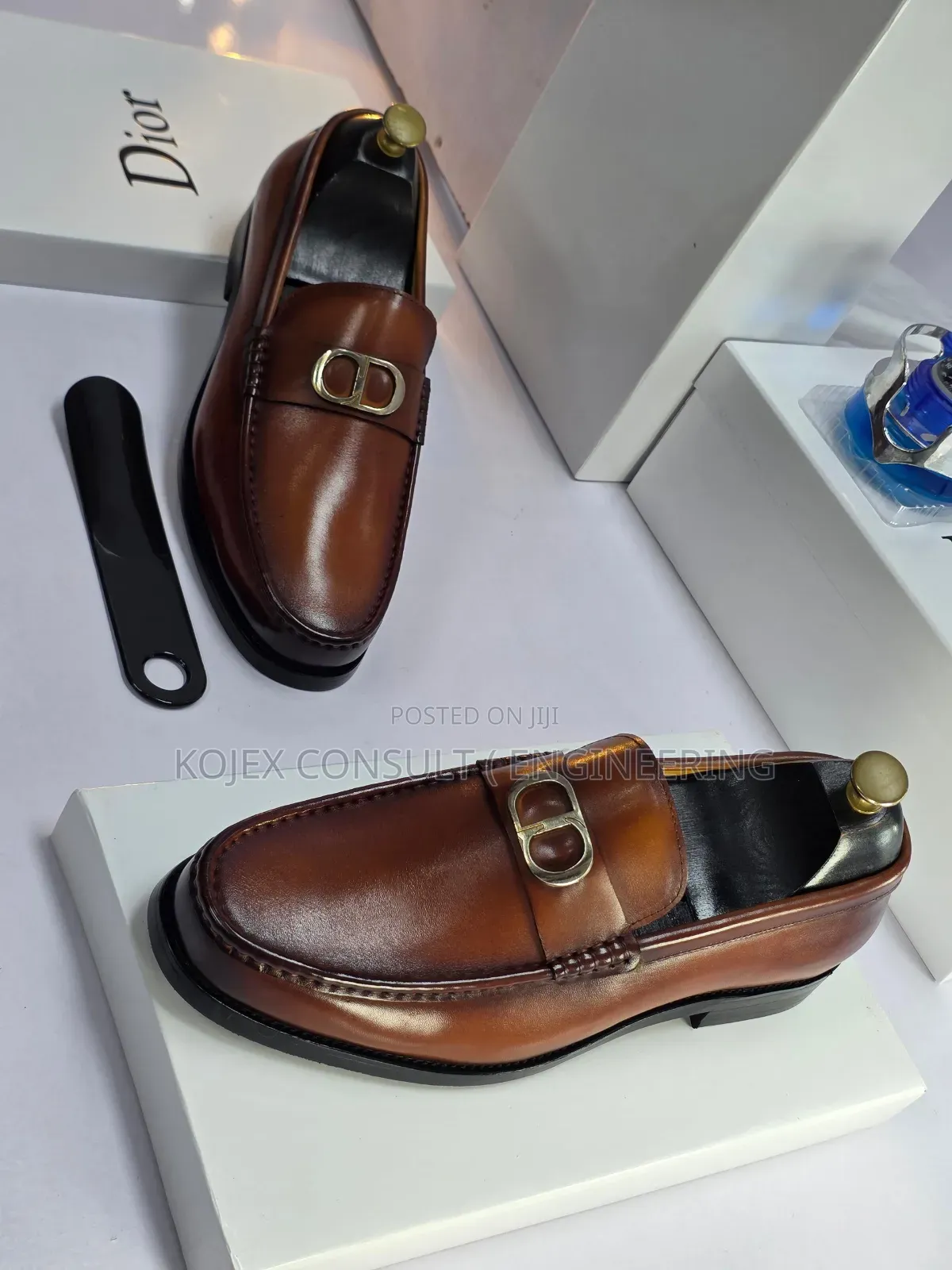 Dior Luxury Men Brown Cooperate Men Shoe