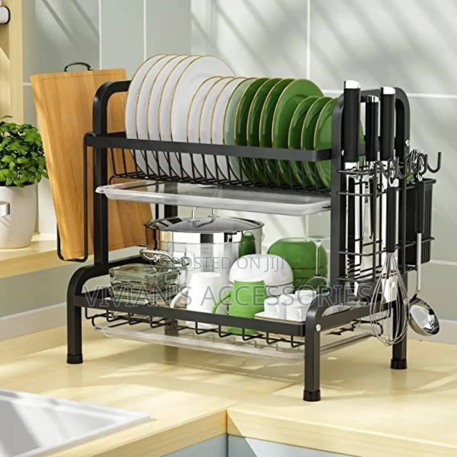 2 Layer Plate Rack