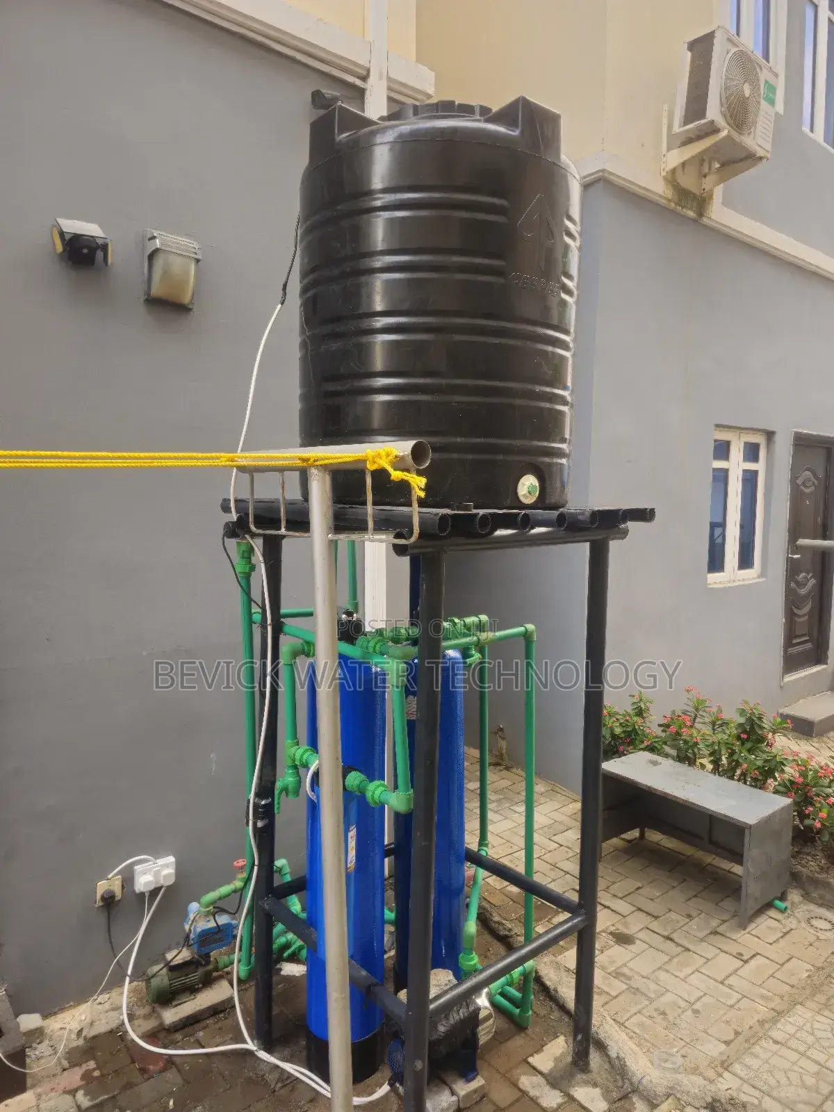 Complete Water Treatment System Installation — Plug Run