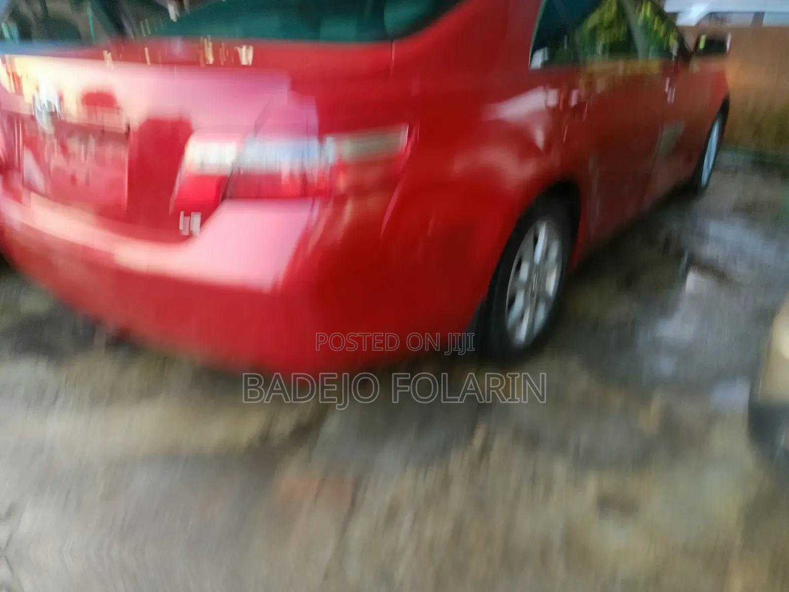 Toyota Camry 2.4 LE 2008 Red
