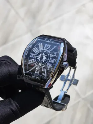 New Black Franck Muller Luxury Wristwatch
