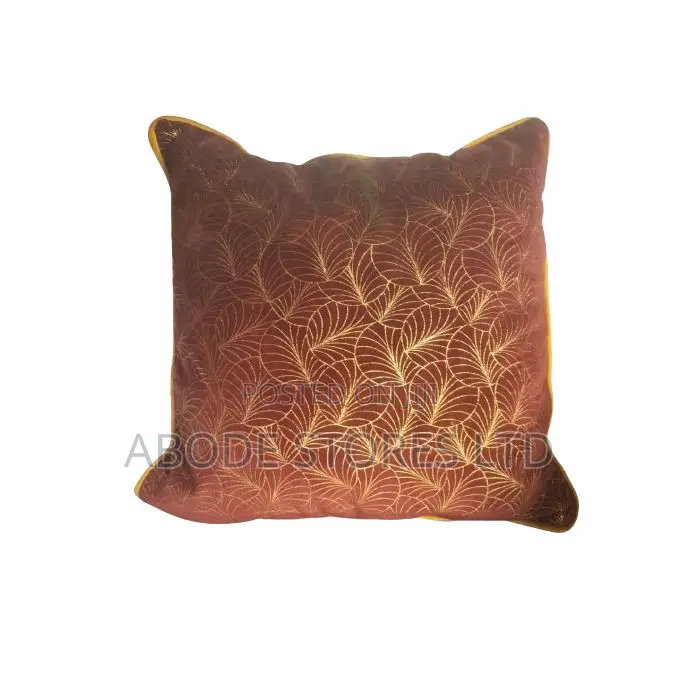 18 X 18 Inch Wine Pattern Throw Pillow Piping