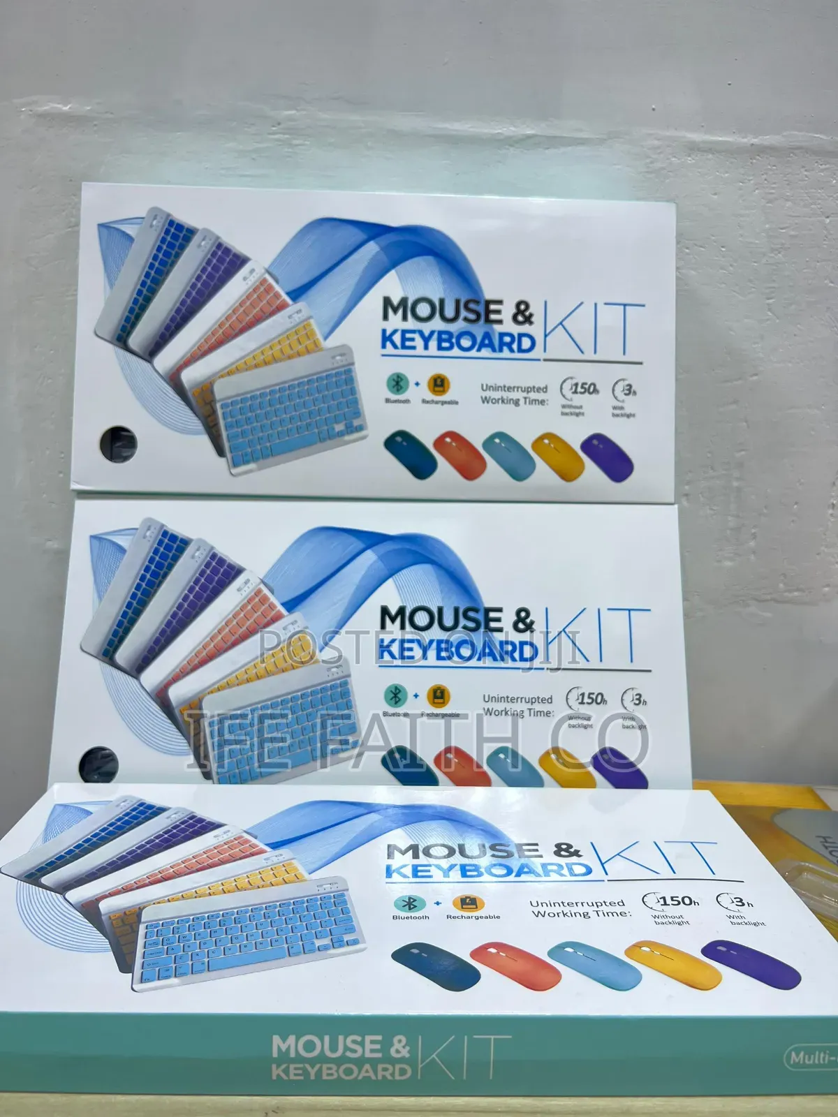 Rechargeable Wireless Keyboard and Mouse Kit