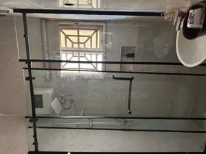 Centered Door Shwoer Cubicle With Double Fixed