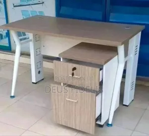 1.2m Office Chair Table With Mobile Drawer