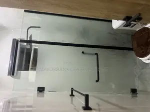 Frosted Hinge Glass Door